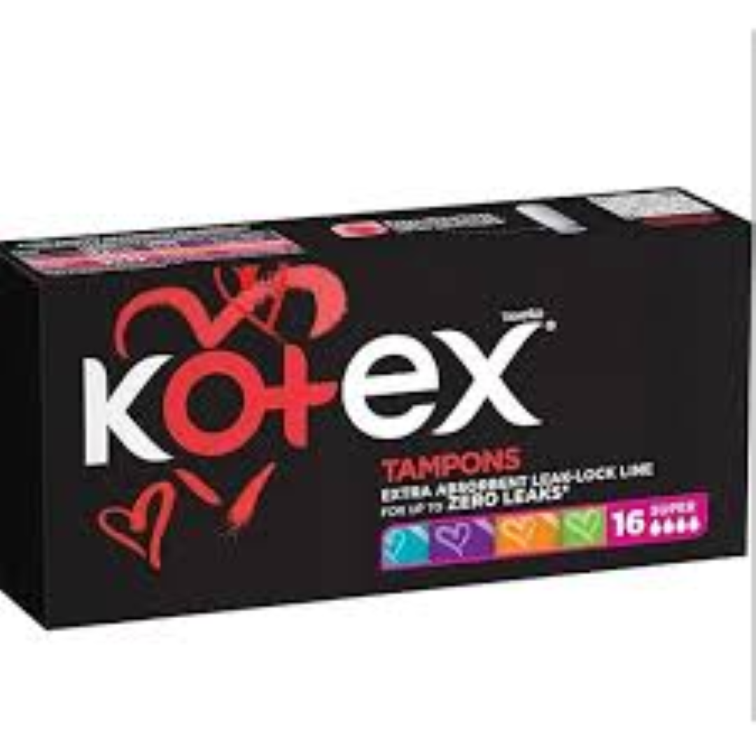 KOTEX SUPER TAMPONS 16'S